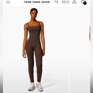 437 The Onesie in Espresso